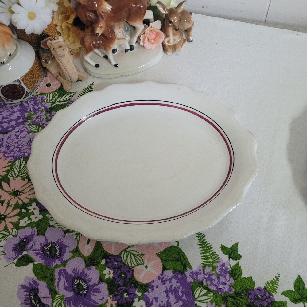 Vintage Oval Platter Syracuse China 'Olympia' Resturantware Canada